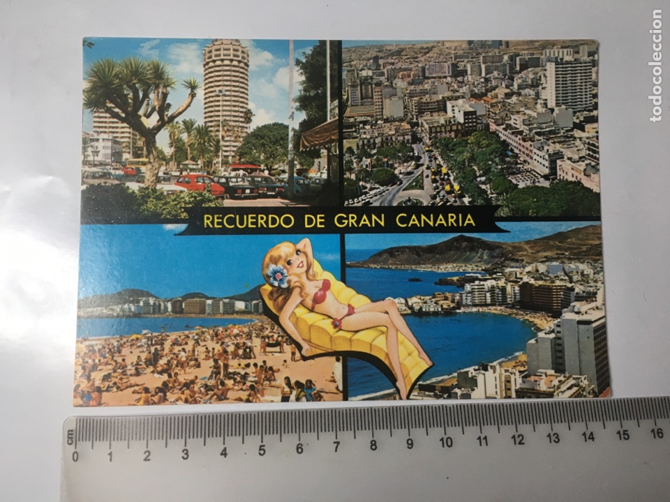 Postales: POSTAL. RECUERDO GRAN CANARIA. ASPECTOS VARIOS. ZERKOWITZ.