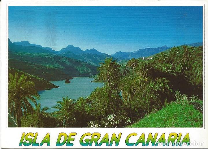 Postales: [POSTAL] El Lago encantado. Ansite. Gran Canaria (Islas Canarias) (circulada)
