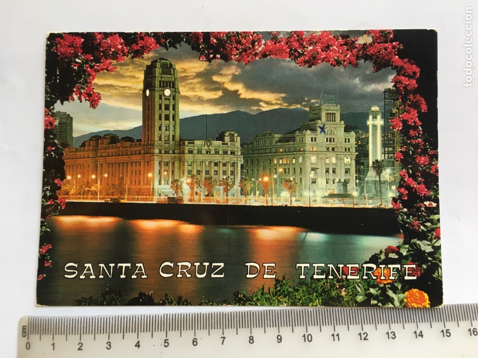 Postales: POSTAL. SANTA CRUZ DE TENERIFE. EDIFICIO DEL CABILDO INSULAR Y EDIFICIO DE CORREOS. EURIMPEX.