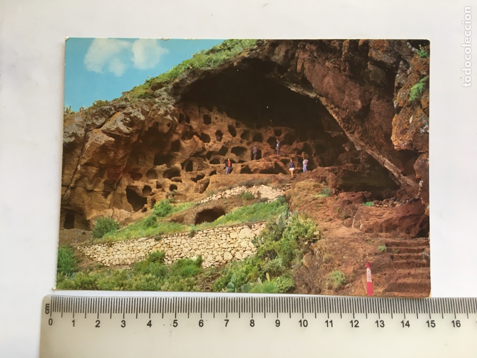 Postales: POSTAL. GRAN CANARIA. CUEVAS GUANCHES. COLECCI&Oacute;N LAS AFORTUNADAS.