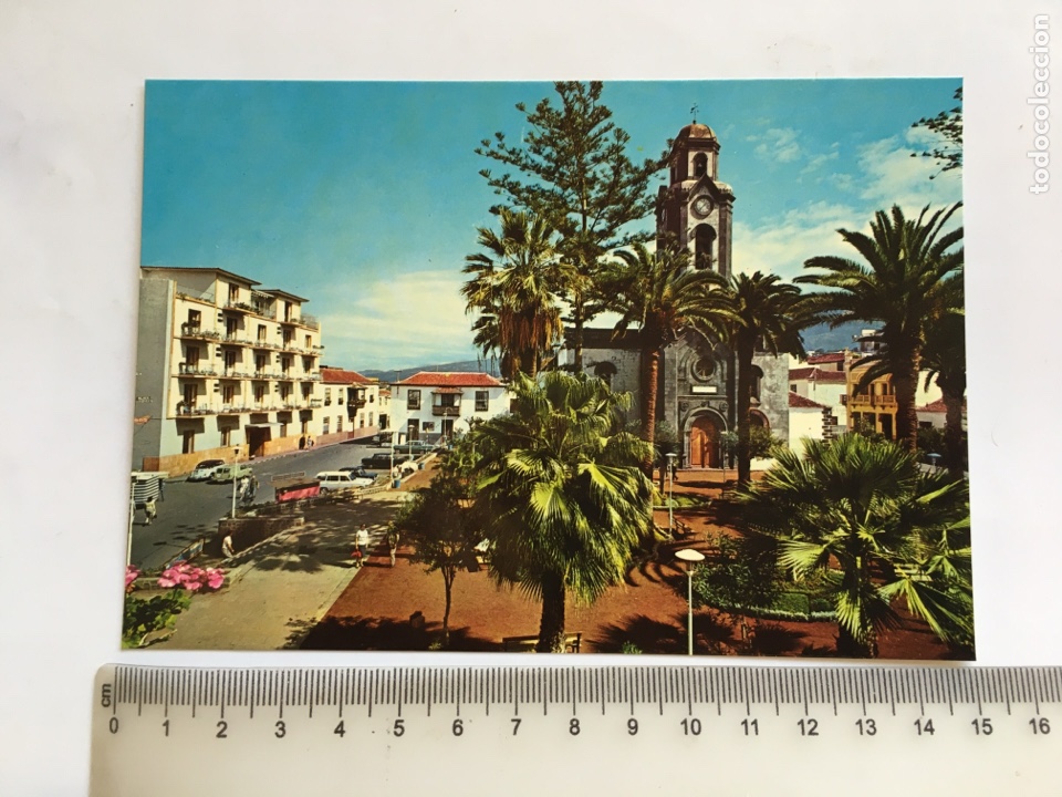Postcards: POSTAL. PUERTO DE LA CRUZ. PLAZA DE LA IGLESIA. EDICIONES RO-FOTO.
