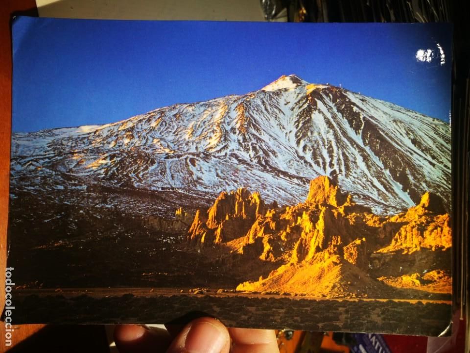 Cartoline: Postal Islas Canarias Teide Sur Tenerife VOSMOS N 33 A&ntilde;o 1989 esquinas arrugadas