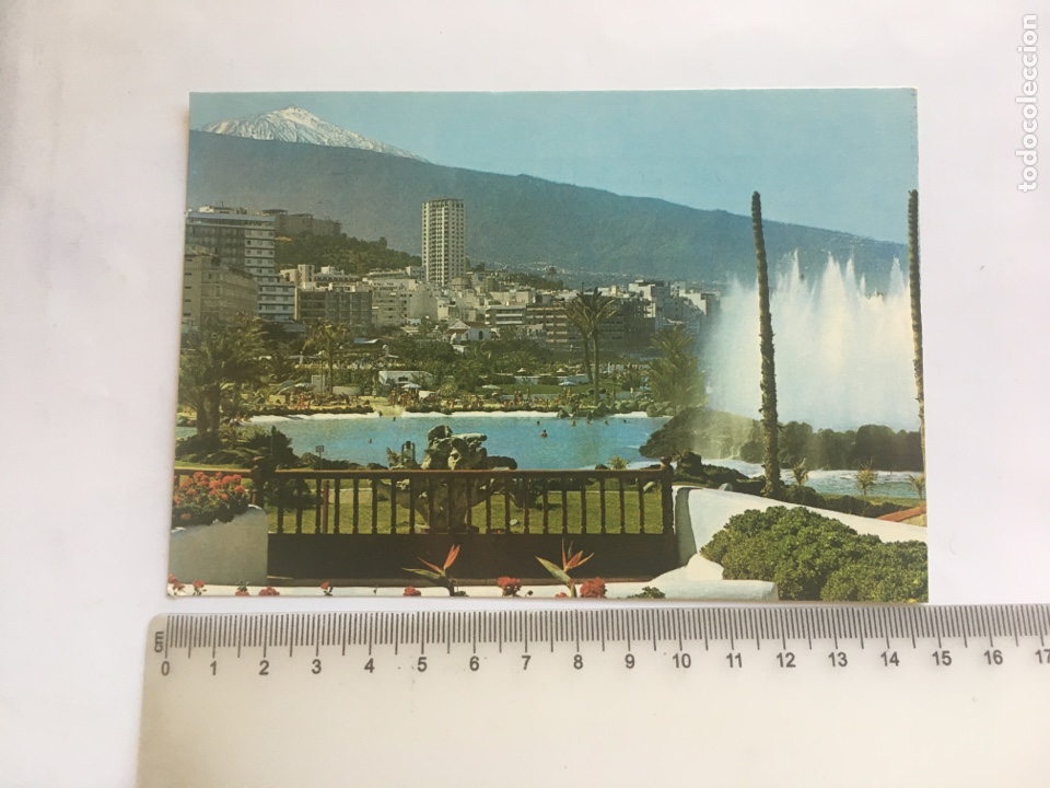 Cartes Postales: POSTAL. PUERTO DE LA CRUZ. VISTA PARCIAL CON EL TEIDE. EDICIONES ANIBARRO.