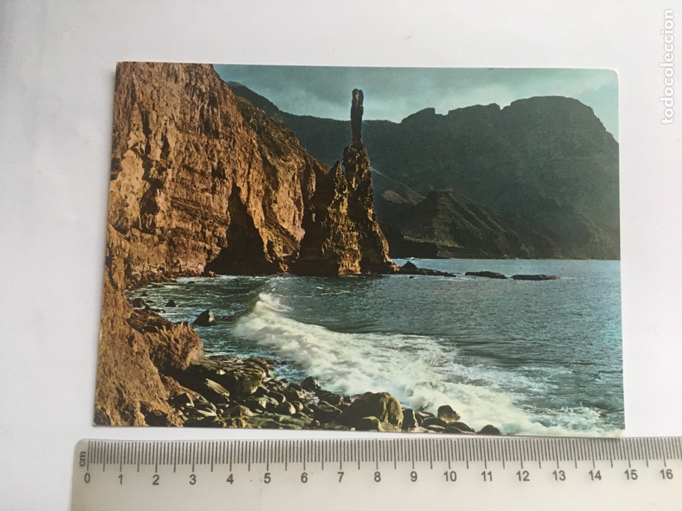 Postales: POSTAL. ISLAS CANARIAS. DEDO DE DIOS Y PUERTO DE LAS NIEVES EN AGAETE. GRAN CANARIA. EDIC SICILIA.
