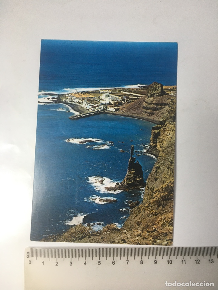 Postales: POSTAL. AGAETE. GRAN CANARIA. EL DEDO DE DIOS Y PUERTO DE LAS NIEVES. GLOBAL TRADERS.