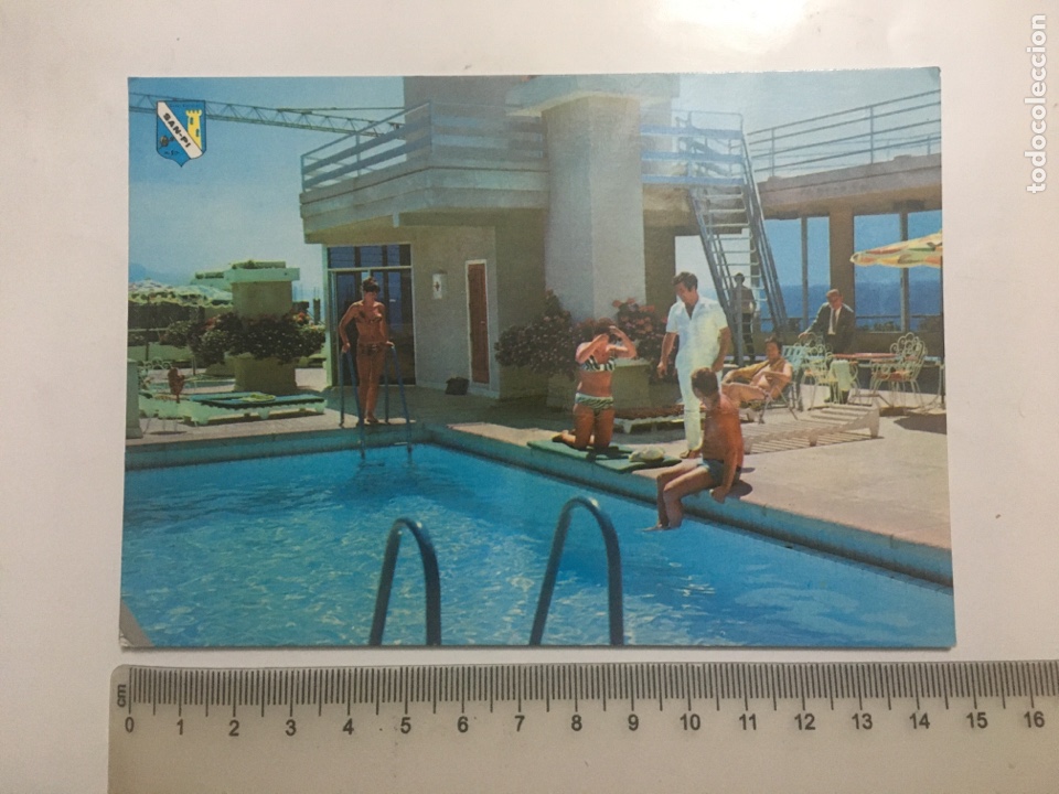 Cartes Postales: POSTAL. PUERTO DE LA CRUZ. PISCINA HOTEL RESIDENCIA EL BAJ&Iacute;O. POSTAL SAN PI.