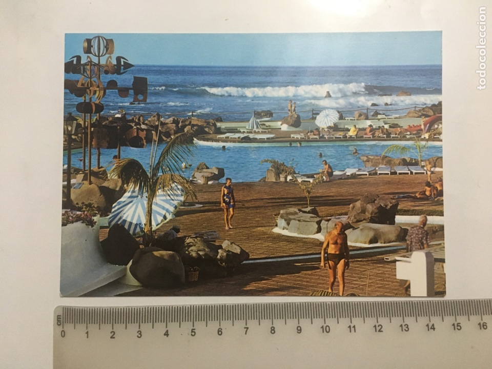 Cartes Postales: POSTAL. PISCINAS EN EL PUERTO DE LA CRUZ. EDICIONES SICILIA.