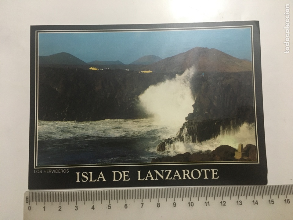Postales: POSTAL. LANZAROTE. LOS HERVIDEROS. A. MURILLO. - Foto 1