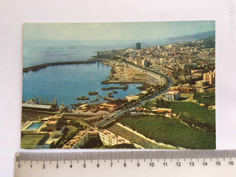 Cartes Postales: POSTAL. SANTA CRUZ DE TENERIFE. VISTA PANOR&Aacute;MICA DE LA BAH&Iacute;A Y CIUDAD. FARDI.