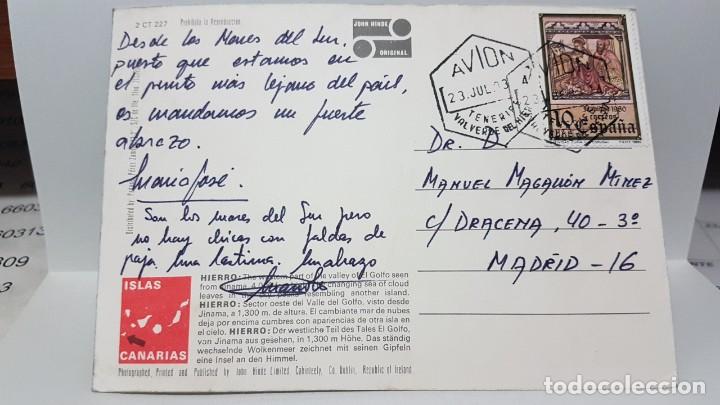 Postales: ANTIGUA POSTAL DE CANARIAS. HIERRO - Foto 2
