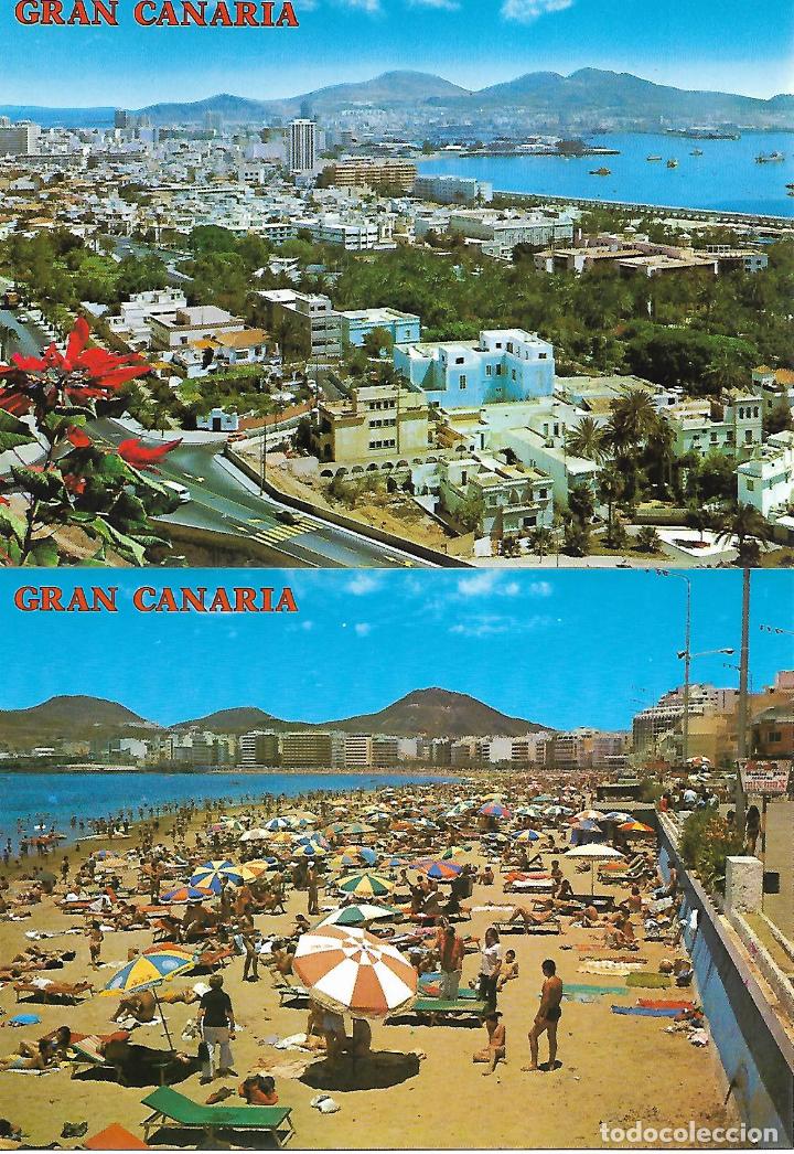 Postcards: CANARIAS - CUATRO POSTALES