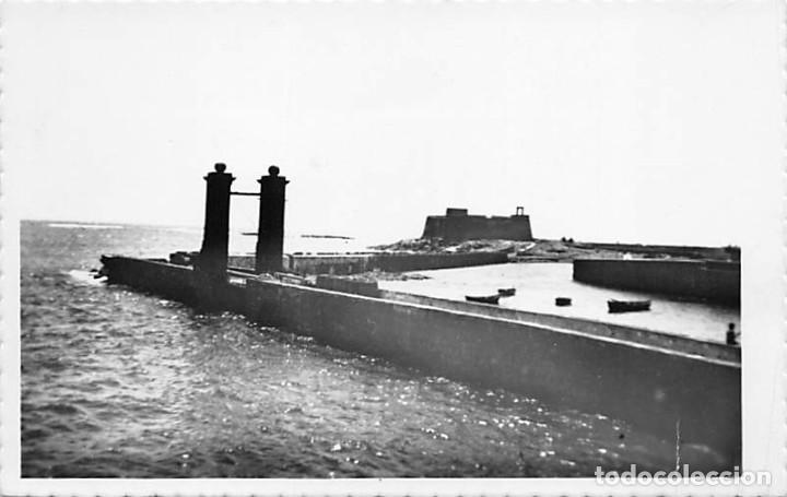 Postales: ARRECIFE DE LANZAROTE.-PUENTE DE LAS BOLAS Y CASTILLO DE SAN GABRIEL