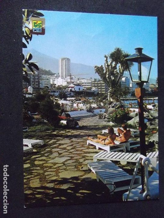 Postcards: CANARIAS-V49-NO ESCRITA-TENERIFE-PUERTO DE LA CRUZ-PISCINAS MUNICIPALES COSTA MARTIANEZ