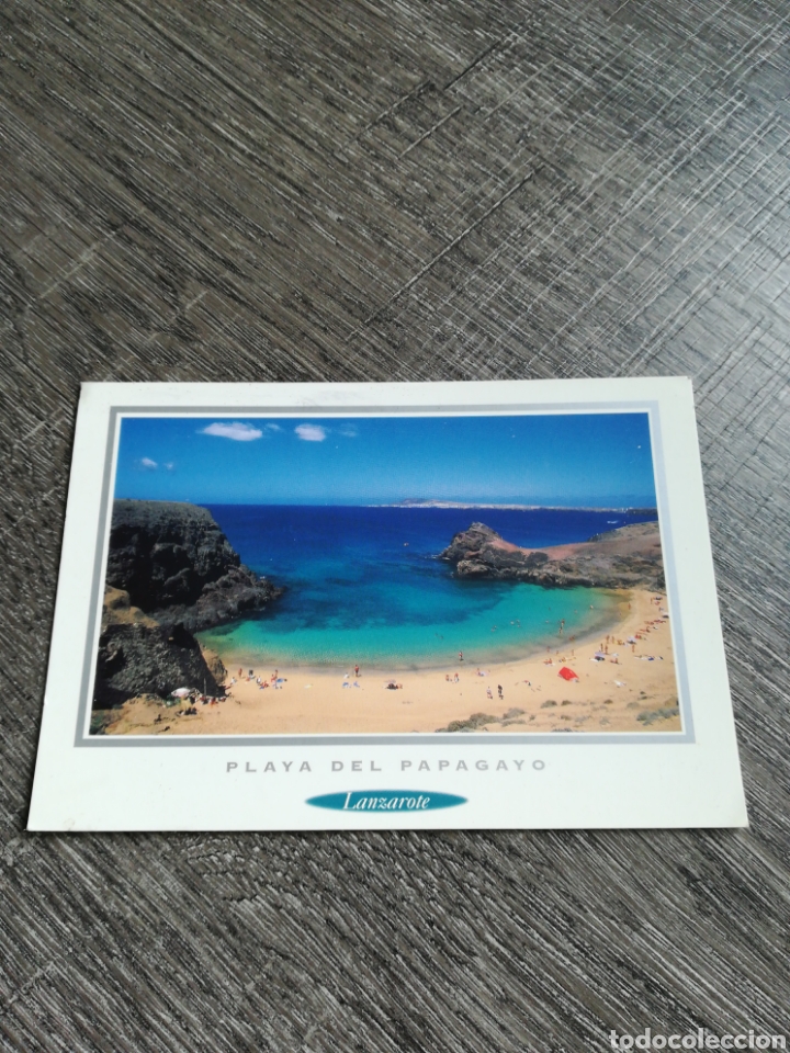 Postales: Postal playa de papagayo lanzarote 1997