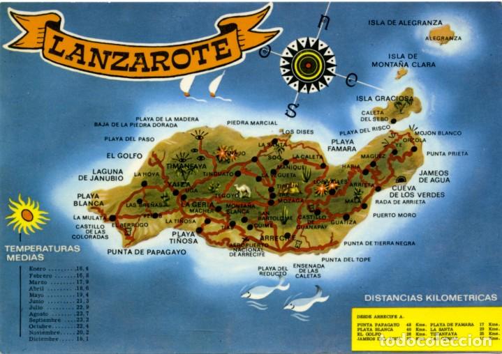 Postales: N&ordm; 20.103-LANZAROTE. Sin circular. Ed. COMERCIAL SILVA. Colecci&oacute;n &rdquo;Las Afortunadas&rdquo;