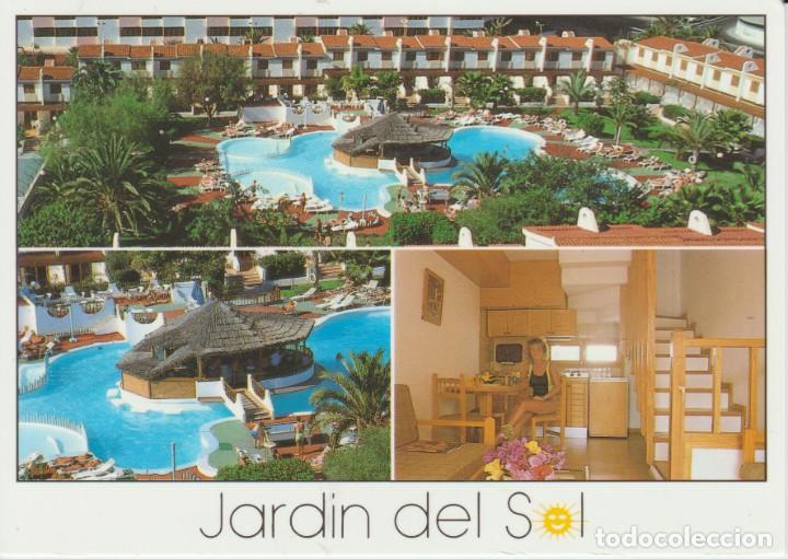 Postales: (2) PLAYA DEL INGLES. GRAN CANARIA. BUNGALOWS JARDIN DEL SOL