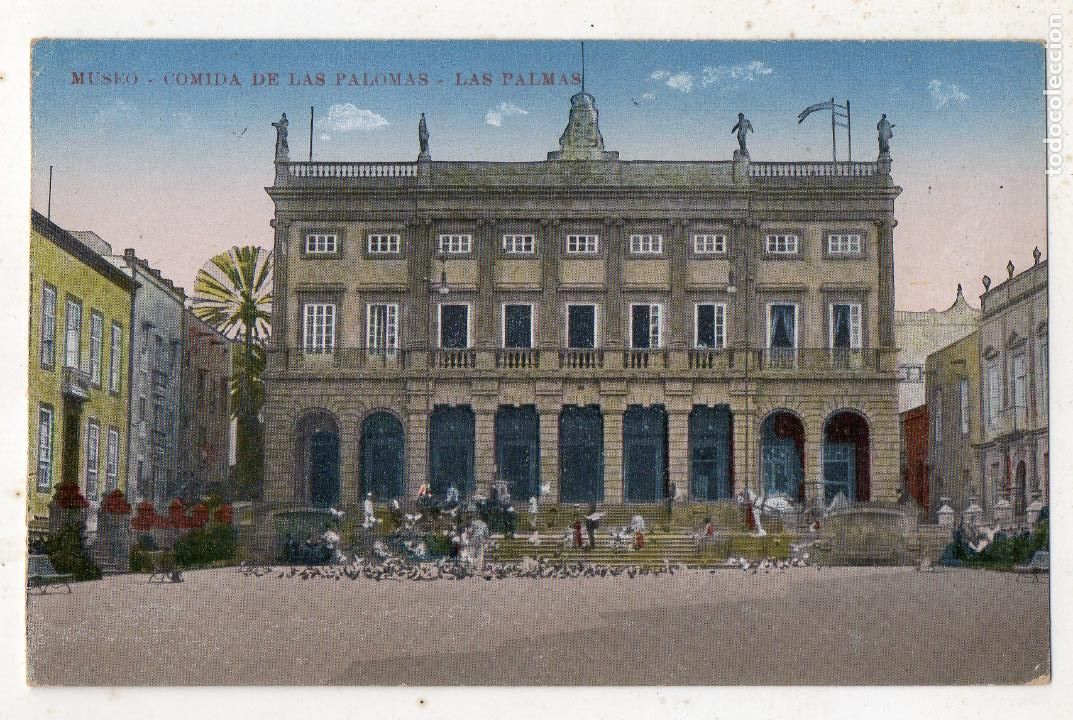 Postales: Las Palmas. Museo. Comida de las Palomas. - Foto 1