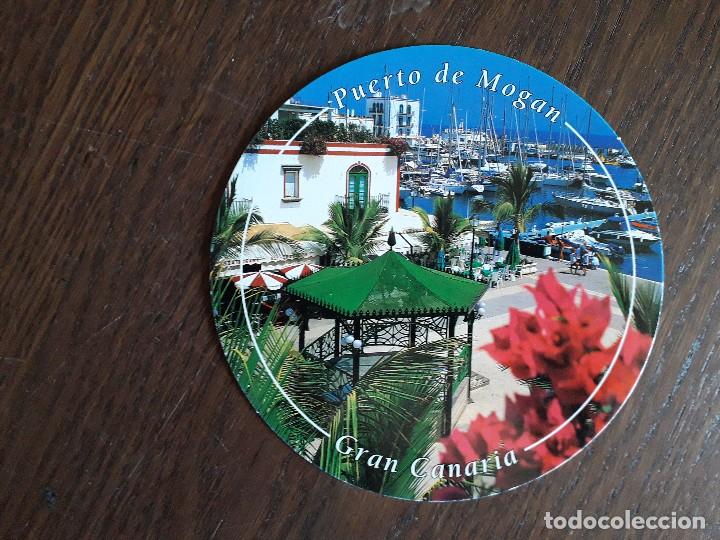 Postales: postal de Espa&ntilde;a circular, Puerto de Mogan, Gran Canaria.