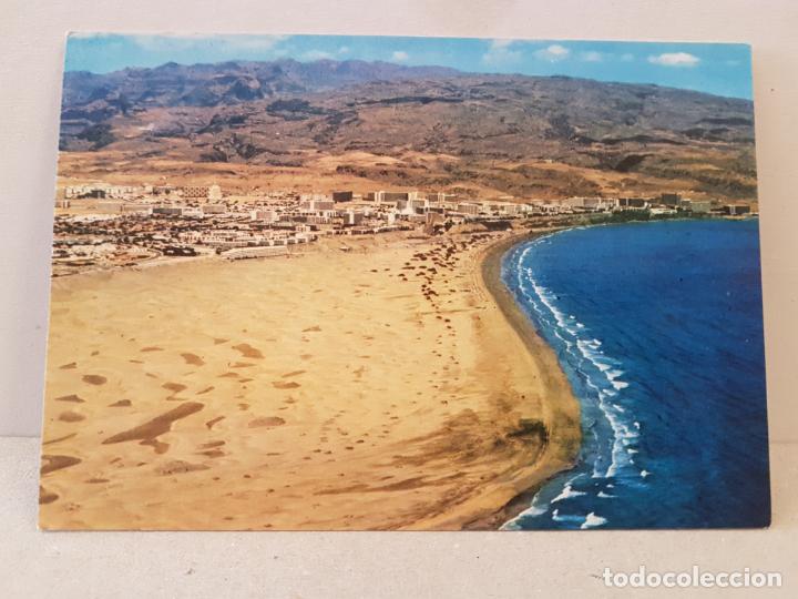 Cartoline: antigua postal gran canarias playa del ingles1988 circulada
