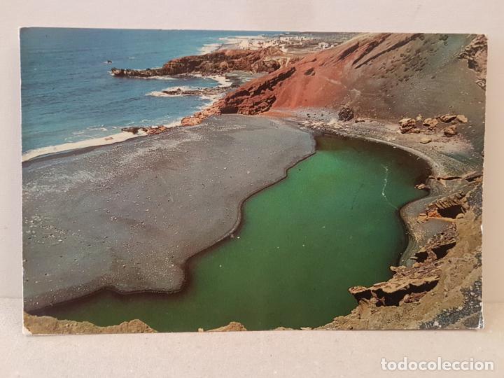 Postales: antigua postal el golfo o charco de los clicos isla de lanzarote 1977 circulada