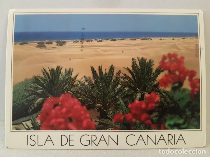 Postales: antigua postal islas canarias dunas de maspalomas 1988 circulada