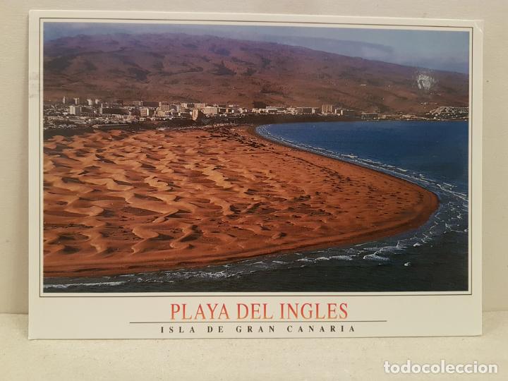 Postales: antigua postal islas canarias playa del ingles circulada