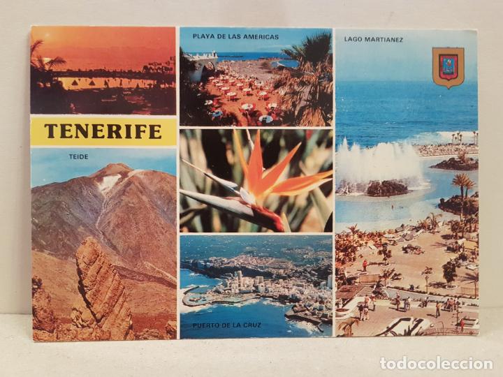 Cartoline: antigua postal tenerife diversos aspectos circulada