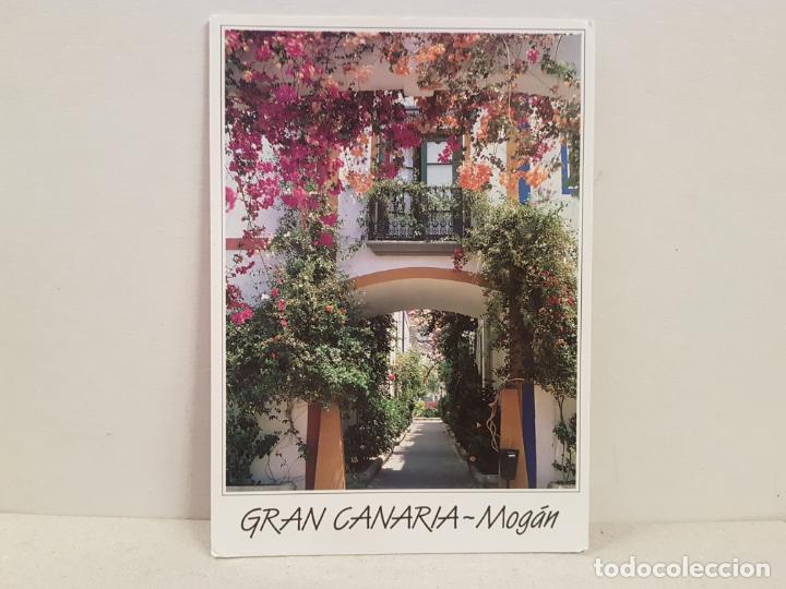 Postales: antigua postal mogan gran canaria circulada
