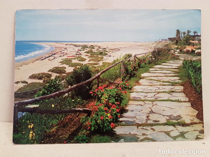 Postales: antigua postal gran canaria playa del ingles circulada
