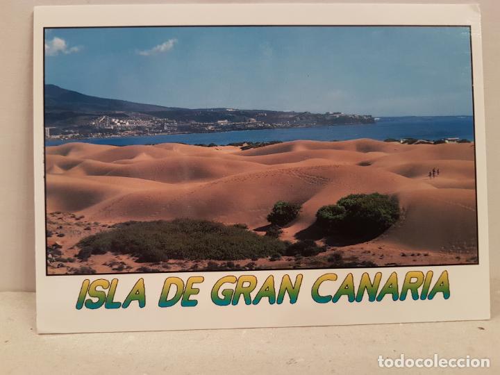Postales: antigua postal gran canaria playa del ingles dunas circulada