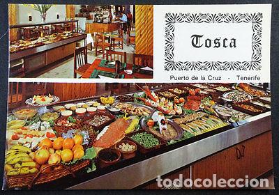 Postais: POSTAL PUERTO LA CRUZ TENERIFE 1971 BUFFET SUECO TOSCA CANARIAS POSTCARD CC03709
