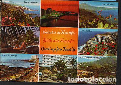 Cartes Postales: POSTAL SALUDOS DE TENERIFE ISLAS CANARIAS POSTCARD POSTKARTE CC02098