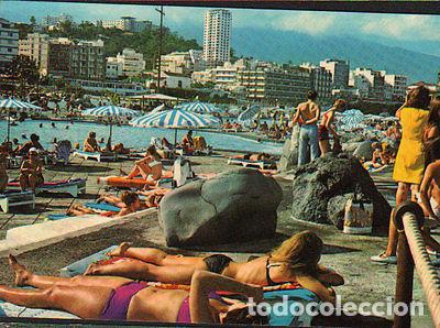 Cartes Postales: POSTAL PISCINA PUERTO DE LA CRUZ TENERIFE ISLAS CANARIAS POSTCARD CC02117