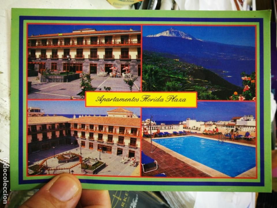 Cartes Postales: Postal Islas Canarias APARTAMENTOS FLORIDA PLAZA N 246 SOL Y NIEVE S/C