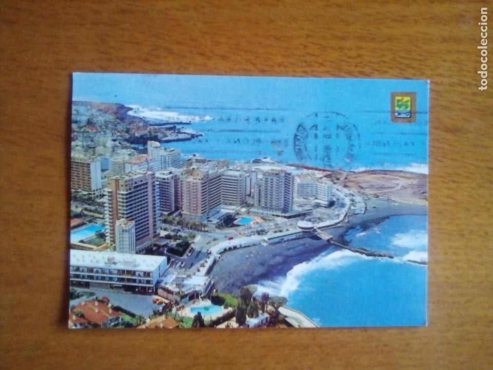 Postales: Tenerife-Puerto de la Cruz-Playa Martianez.