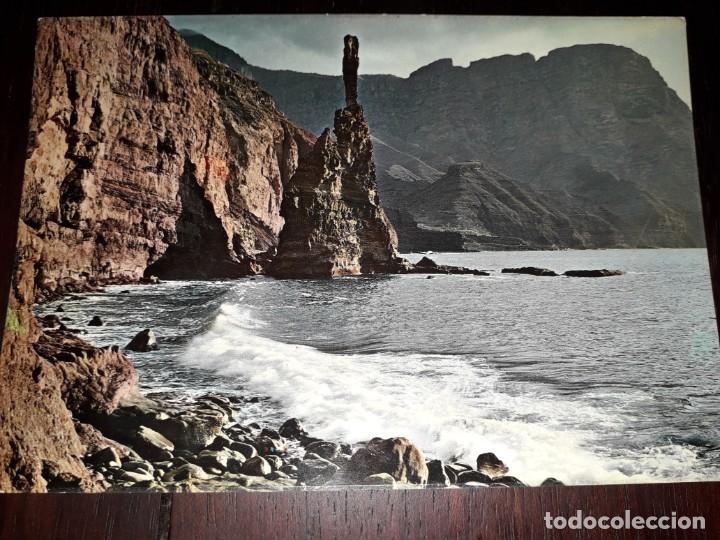 Postales: N&ordm; 40881 POSTAL GRAN CANARIAS DEDO DE DIOS Y PUERTO DE LAS NIEVES EN AGAETE