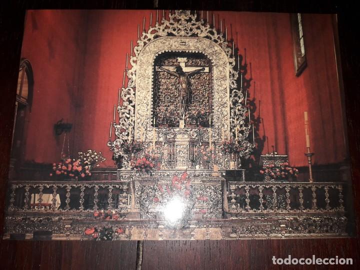 Cartes Postales: N&ordm; 40883 POSTAL SANTUARIO SANTISIMO CRISTO DE LA LAGUNA ALTAR DE PLATA REPUJADA SAN CRISTOBAL