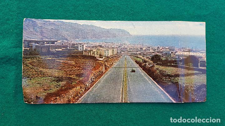 Postales: POSTAL AUTOPISTA HACIA SANTA CRUZ DE TENERIFE (1959)