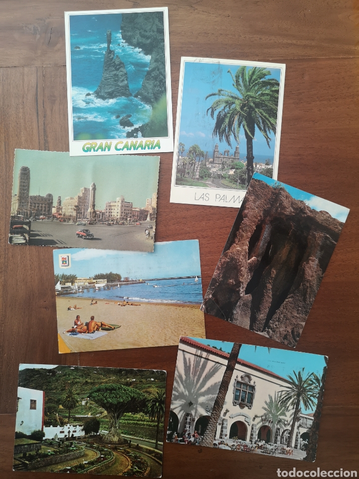 Postales: 7 Postales Canarias 60 y 80 - Foto 1