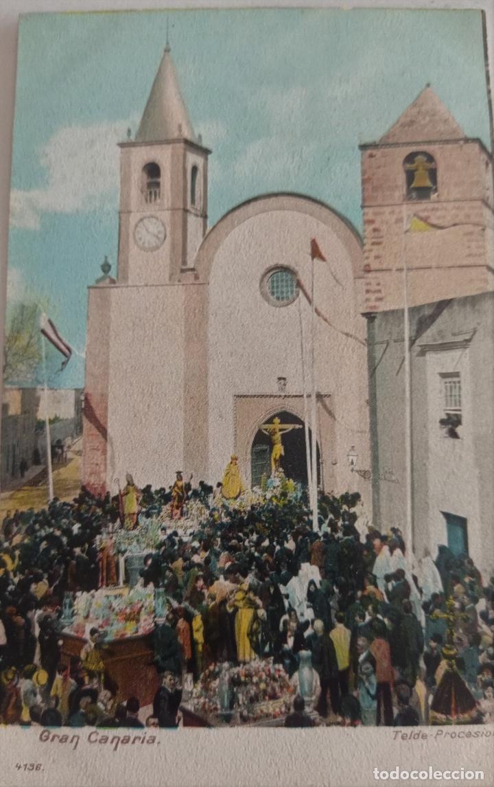 Postales: GRAN CANARIA, TELDE PROCESION. - Foto 1