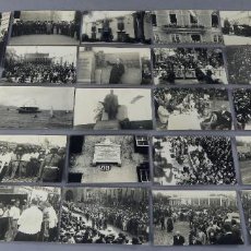 Cartes Postales: 29 POSTALES LAS PALMAS GRAN CANARIA ENTIERRO FERNANDO LEÓN Y CASTILLO 1928 COMITIVA PERSONALIDADES. Lote 246697545
