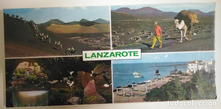 Postales: Lanzarote. 10 postales. Tamaño 22,5x11cm - Foto 11 - 248510510