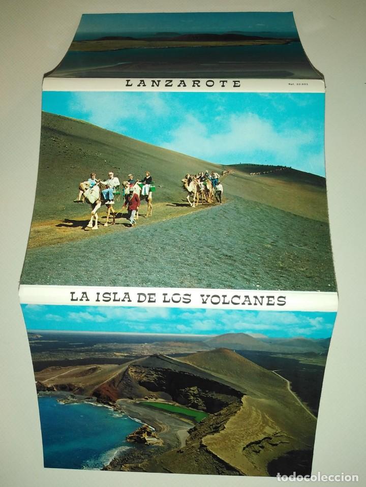 Postales: Lanzarote. 10 postales. Tamaño 22,5x11cm - Foto 2 - 248510510