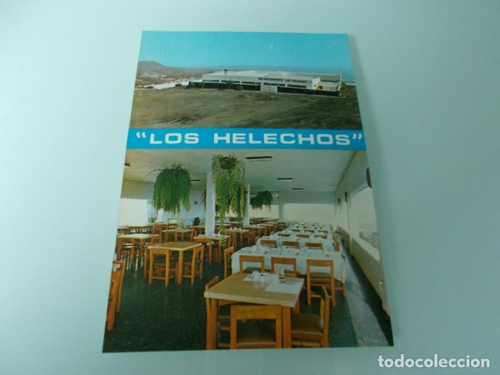 Postales: HARIA -LANZAROTE - BAR RESTAURANTE LOS HELECHOS TIPICO CANARIO