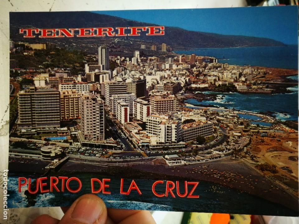 Cartoline: Postal Puerto de la Cruz TENERIFE Vista Panor&aacute;mica TF 77 GLOBAL TRADERS S/C