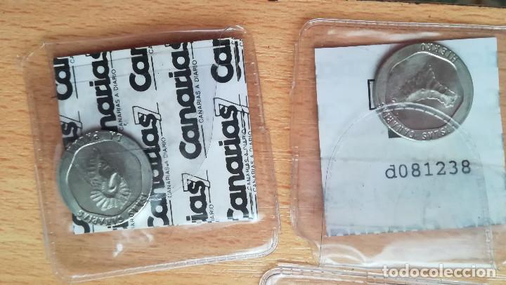 Postales: MONEDAS DE CANARIAS Y SU PATRON - Foto 2