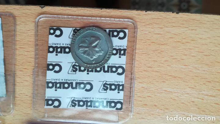 Postales: MONEDAS DE CANARIAS Y SU PATRON - Foto 3
