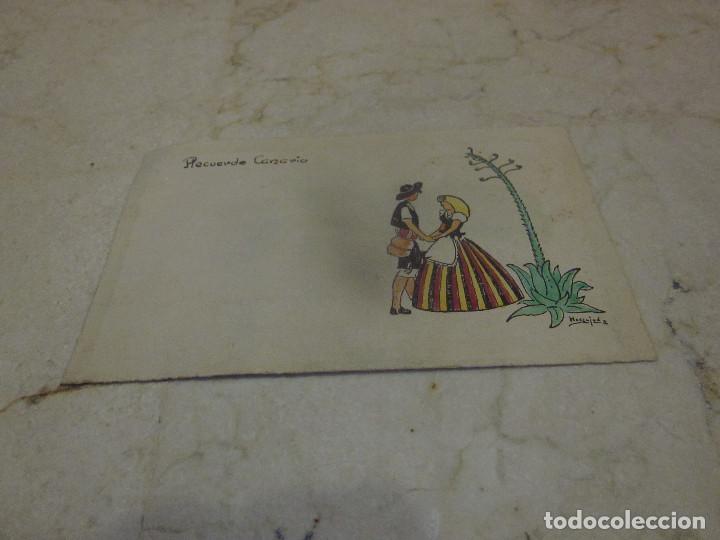 Cartes Postales: POSTAL ESCRITA - RECIERDO CANARIO - A&Ntilde;O 1955