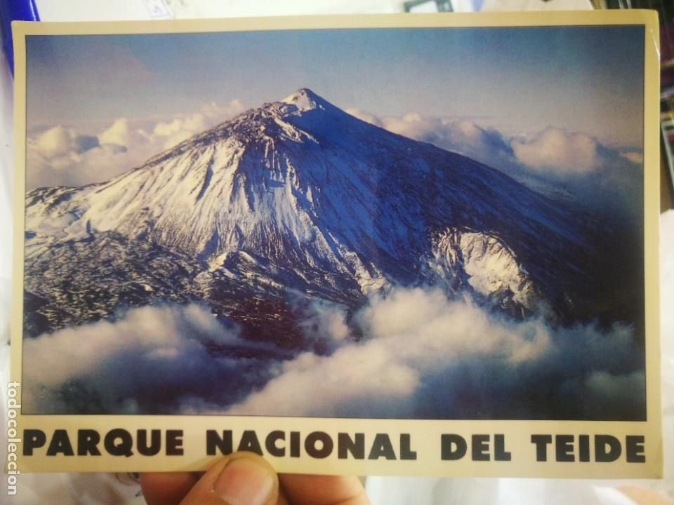 Cartes Postales: Postal Parque Nacional del Teide N 128 ART EDITION REINER LOOS a estado pegada