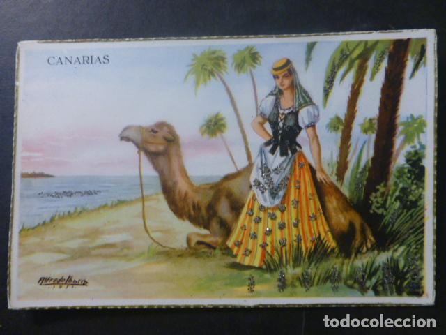 Postales: CANARIAS MUJER CANARIA - Foto 1